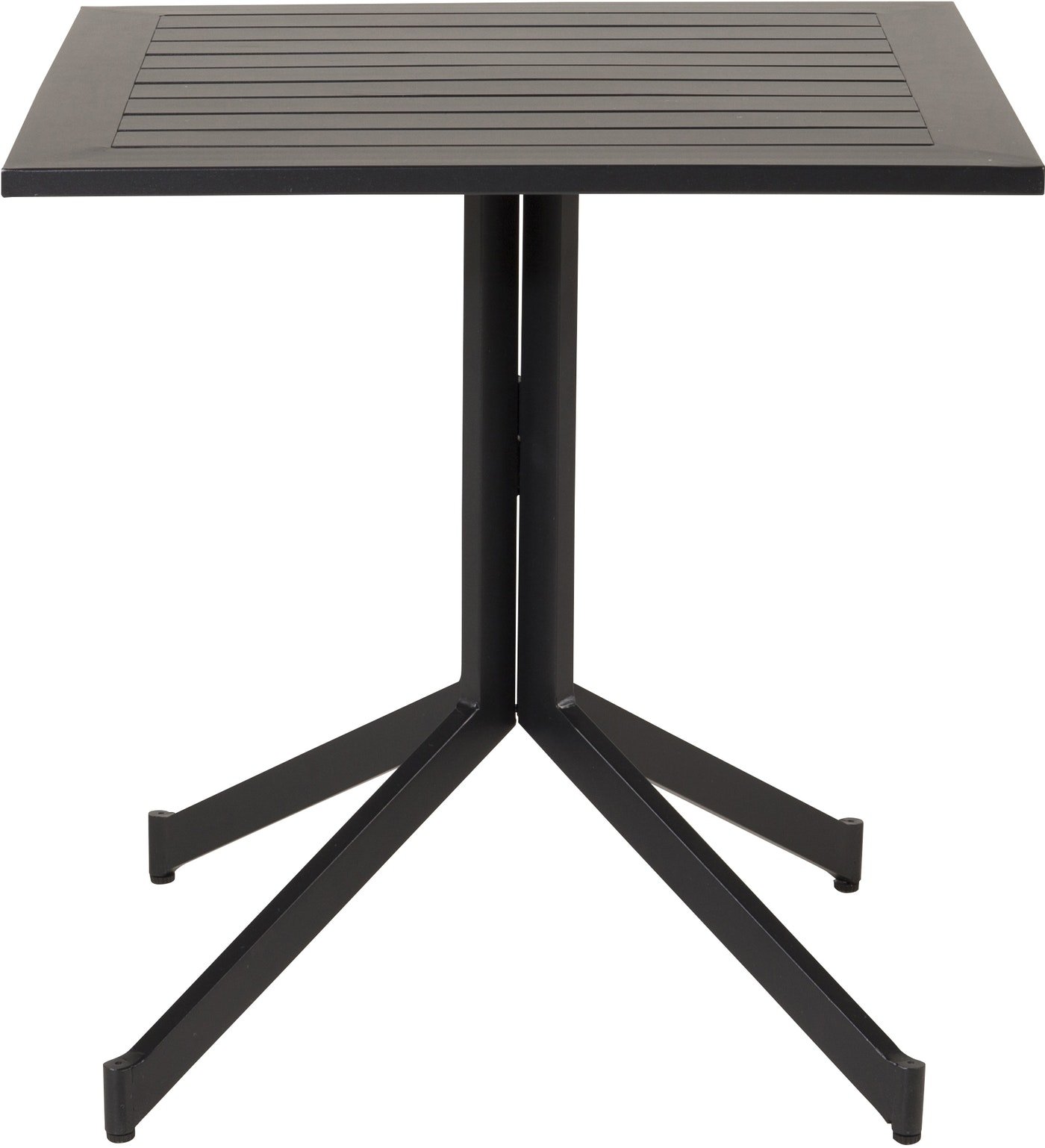 På billedet ser du Way, Udendørs cafébord fra brandet Venture Design i en størrelse H: 72 cm. x B: 70 cm. x L: 70 cm. x D: 72 cm. i farven Sort