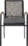 På billedet ser du variationen Dallas, Udendørs spisebordsstol fra brandet Venture Design i en størrelse H: 83,5 cm. x B: 57 cm. x L: 63,5 cm. i farven Sort/Natur