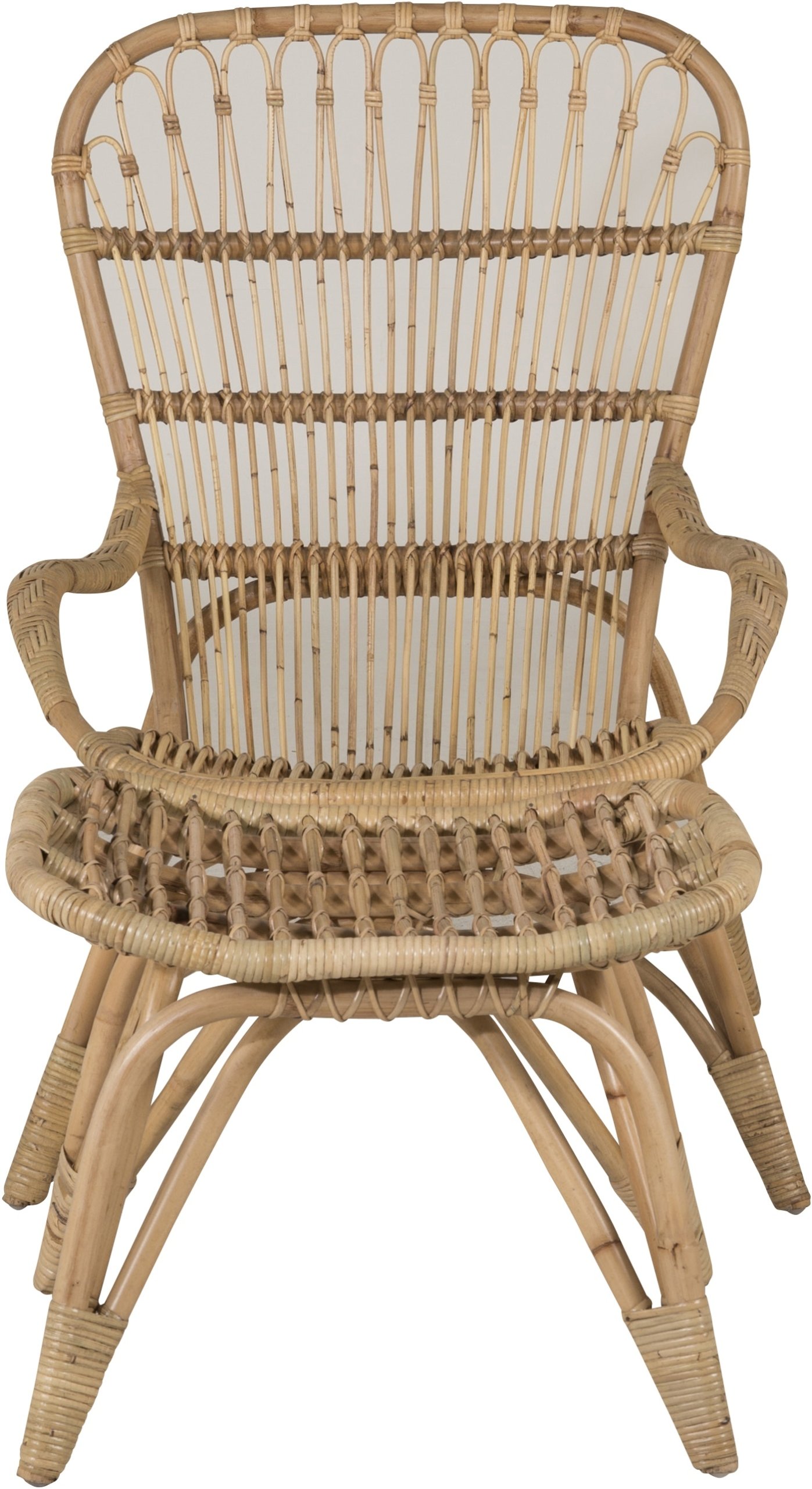 På billedet ser du Ella, Udendørs hvilestol, rattan fra brandet Venture Design i en størrelse H: 95 cm. x B: 66 cm. x L: 131 cm. i farven Natur/Fløde
