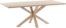 På billedet ser du variationen New argo, Spisebord med krydsstel, Melamin fra brandet LaForma i en størrelse H: 78 cm. B: 160 cm. L: 100 cm. i farven Natur