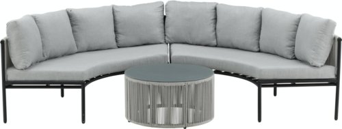 På billedet ser du variationen Virya, Udendørs sofa fra brandet Venture Design i en størrelse H: 1 cm. x B: 1 cm. x L: 1 cm. i farven Sort/Grå