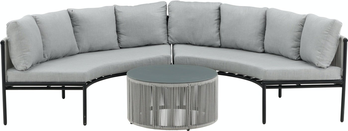 På billedet ser du Virya, Udendørs sofa fra brandet Venture Design i en størrelse H: 1 cm. x B: 1 cm. x L: 1 cm. i farven Sort/Grå