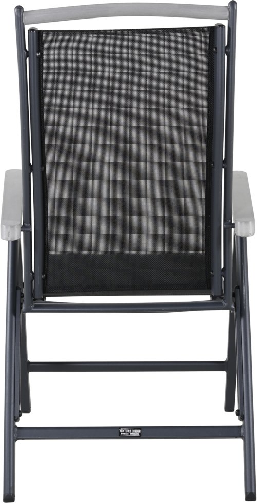 På billedet ser du variationen Albany, Udendørs klapstol fra brandet Venture Design i en størrelse H: 108 cm. x B: 59 cm. x L: 73 cm. i farven Sort