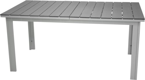 På billedet ser du variationen Levels, Udendørs spiseborde med udtræk fra brandet Venture Design i en størrelse H: 75 cm. x B: 100 cm. x L: 160 cm. i farven Hvid/Grå