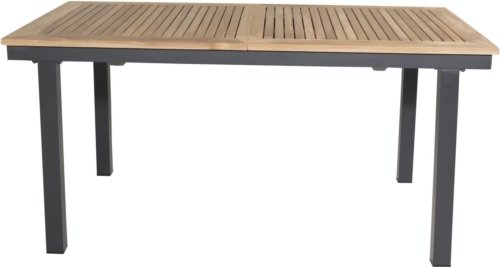 På billedet ser du variationen Panama, Udendørs spiseborde med udtræk, teaktræ fra brandet Venture Design i en størrelse H: 74 cm. x B: 90 cm. x L: 152 cm. x D: 75 cm. i farven Sort/Natur