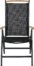 På billedet ser du variationen Panama boxo, Udendørs klapstol, teaktræ fra brandet Venture Design i en størrelse H: 109 cm. x B: 56 cm. x L: 76 cm. i farven Sort