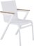 På billedet ser du variationen Mexico, Udendørs spisebordsstol, teaktræ fra brandet Venture Design i en størrelse H: 89 cm. x B: 56 cm. x L: 60 cm. i farven Hvid