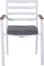 På billedet ser du variationen Brasilia, Udendørs stabelbar stol, teaktræ fra brandet Venture Design i en størrelse H: 89 cm. x B: 56 cm. x L: 60 cm. i farven Hvid