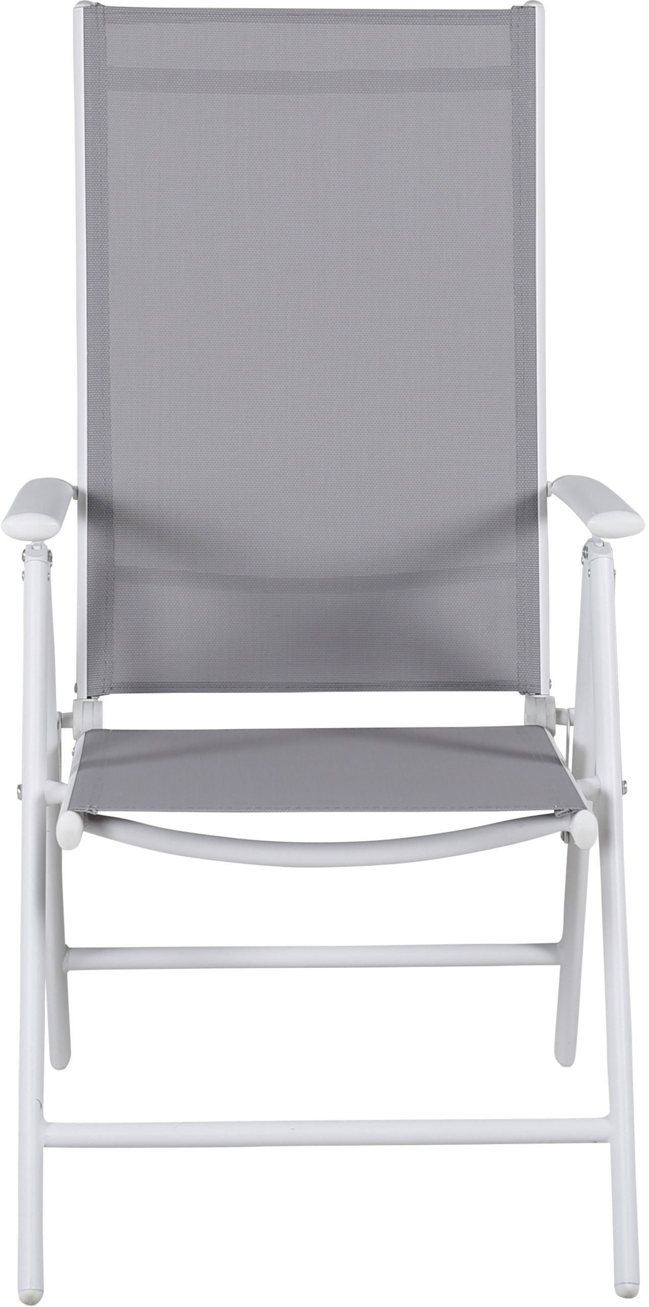 På billedet ser du Break, Udendørs klapstol, aluminium fra brandet Venture Design i en størrelse H: 107,5 cm. x B: 55 cm. x D: 62 cm. i farven Hvid/Grå