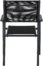 På billedet ser du variationen Santorini, Udendørs stabelbar stol, aluminium fra brandet Venture Design i en størrelse H: 88 cm. x B: 56 cm. x D: 58 cm. i farven Sort