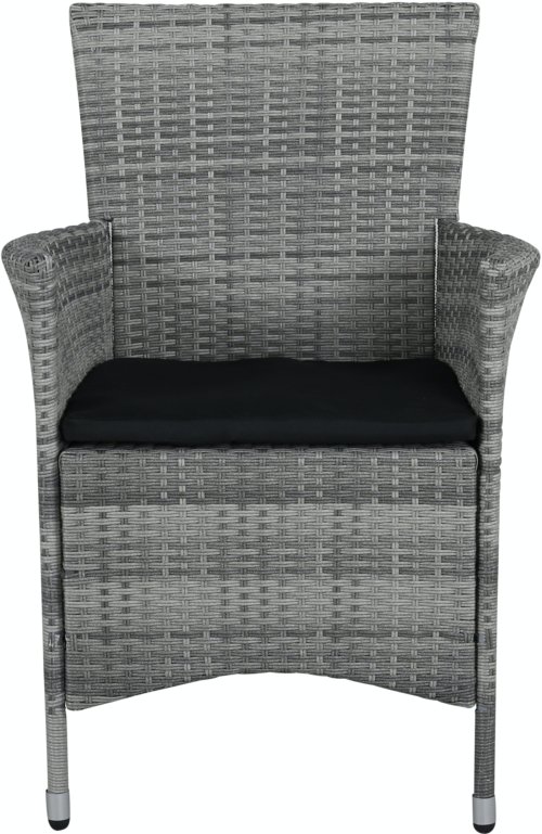 På billedet ser du variationen Knick, Udendørs stol med armlæn, stål fra brandet Venture Design i en størrelse H: 88 cm. x B: 60 cm. x L: 63 cm. i farven Grå
