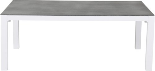 På billedet ser du variationen Copacabana, Udendørs sidebord, aluminium fra brandet Venture Design i en størrelse H: 40 cm. x B: 120 cm. x D: 70 cm. i farven Hvid