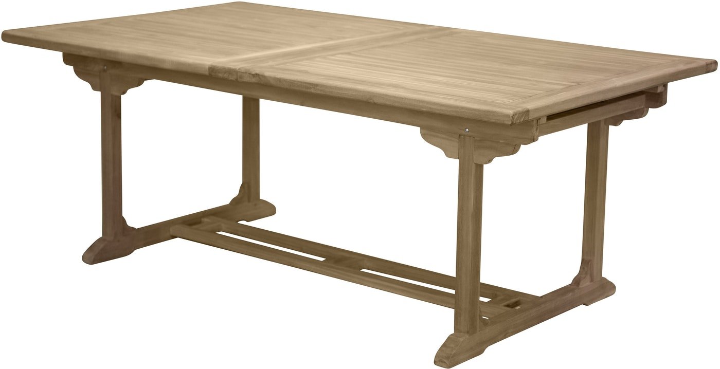 På billedet ser du Kenya secun, Udendørs spisebord, teaktræ fra brandet Venture Design i en størrelse H: 75 cm. x B: 110 cm. x L: 195 cm. i farven Natur