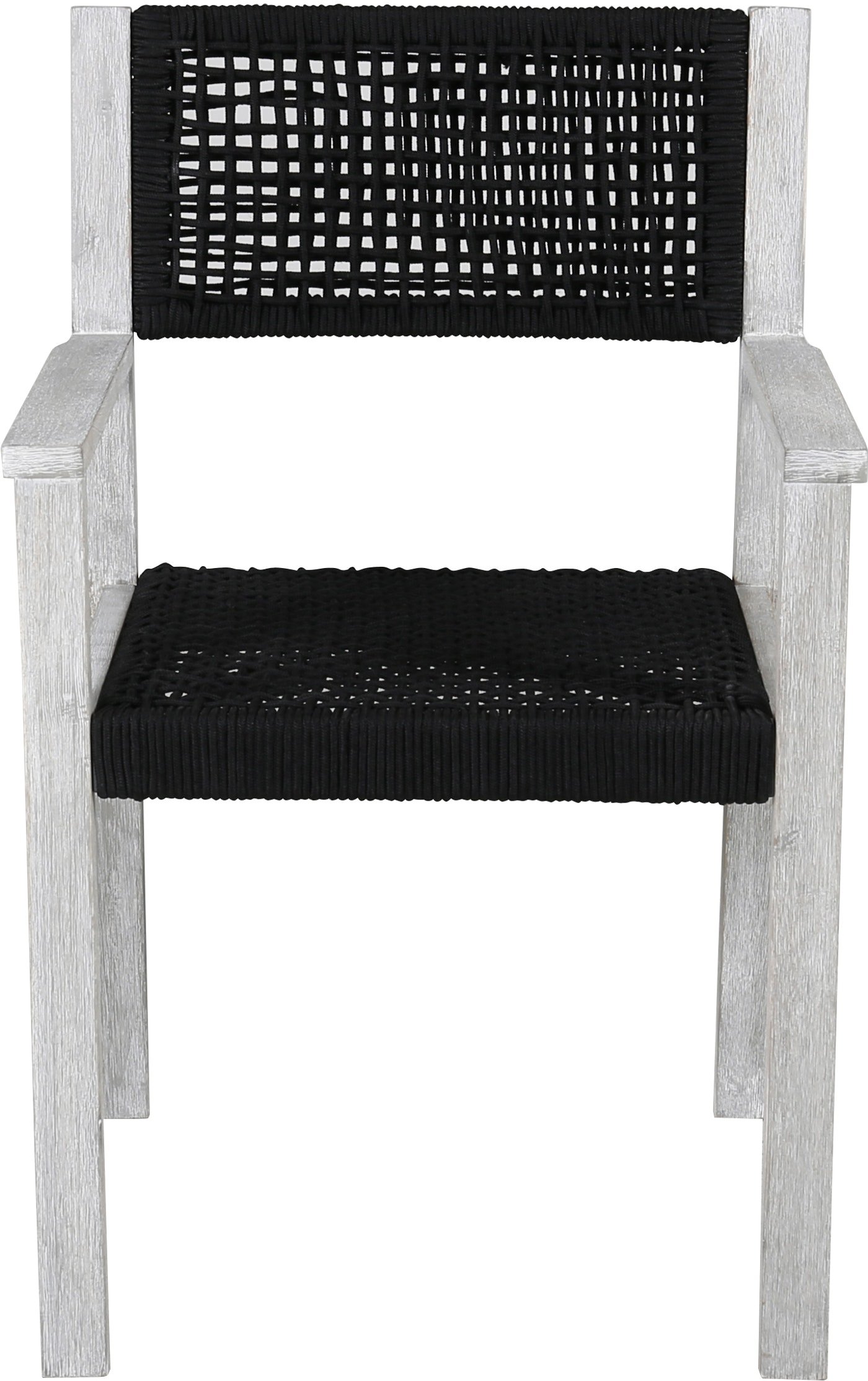 På billedet ser du Rives org, Udendørs spisebordsstol, aluminium fra brandet Venture Design i en størrelse H: 86,5 cm. x B: 57 cm. x L: 59,5 cm. i farven Sort
