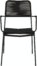 På billedet ser du variationen Lindos, Udendørs spisebordsstol med armlæn, stål fra brandet Venture Design i en størrelse H: 85 cm. x B: 55 cm. x L: 66 cm. i farven Sort