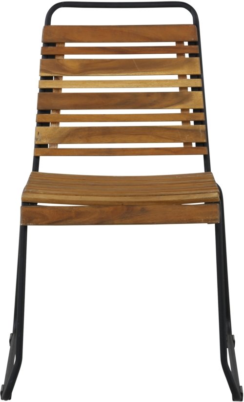 På billedet ser du variationen Bois, Udendørs spisebordsstol, træ fra brandet Venture Design i en størrelse H: 86 cm. x B: 57 cm. x L: 59 cm. i farven Sort/Natur
