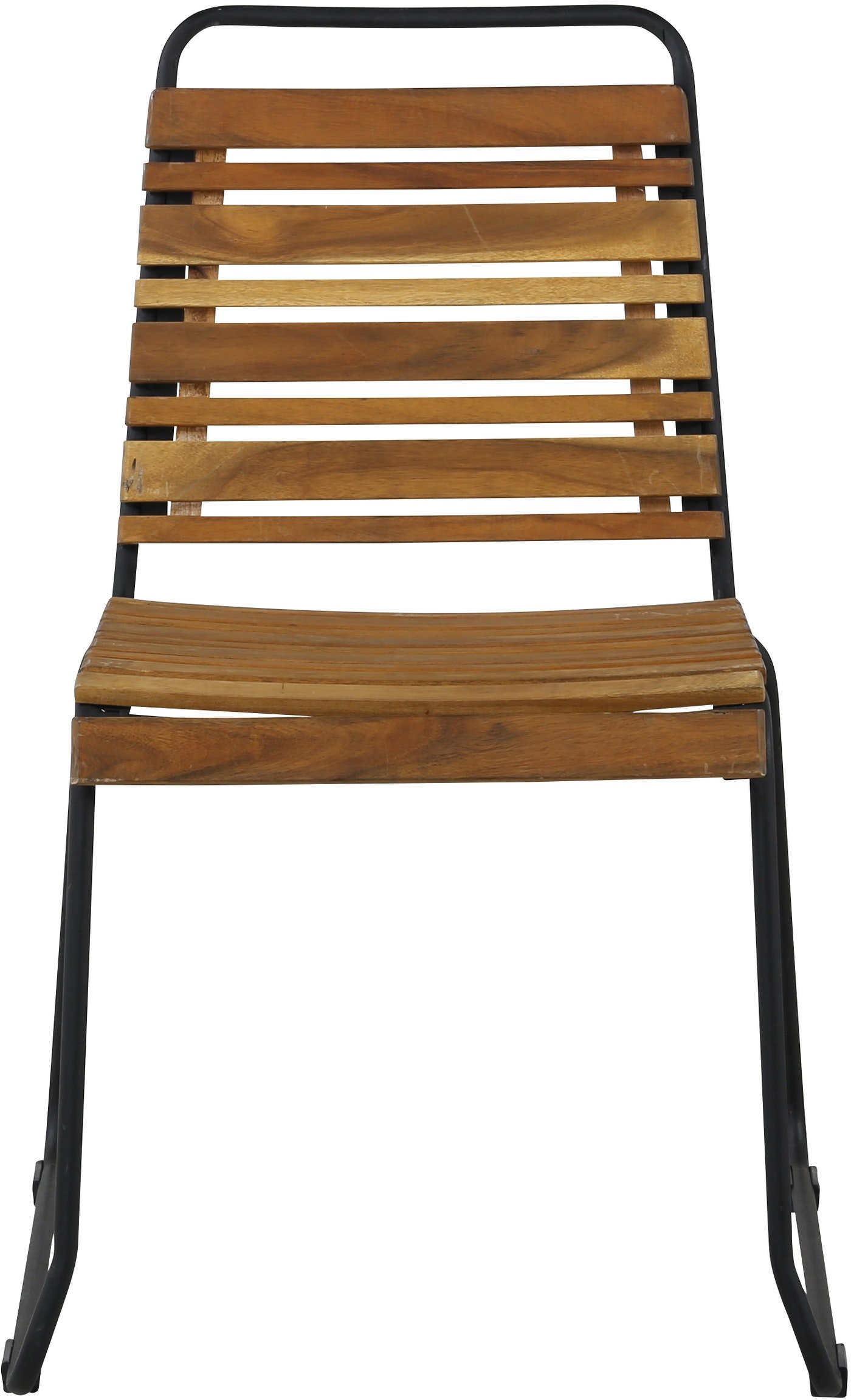 På billedet ser du Bois, Udendørs spisebordsstol, træ fra brandet Venture Design i en størrelse H: 86 cm. x B: 57 cm. x L: 59 cm. i farven Sort/Natur