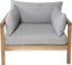 På billedet ser du variationen Marion, Udendørs 1-personers sofa, akacietræ fra brandet Venture Design i en størrelse B: 92 cm. x L: 90 cm. i farven Grå