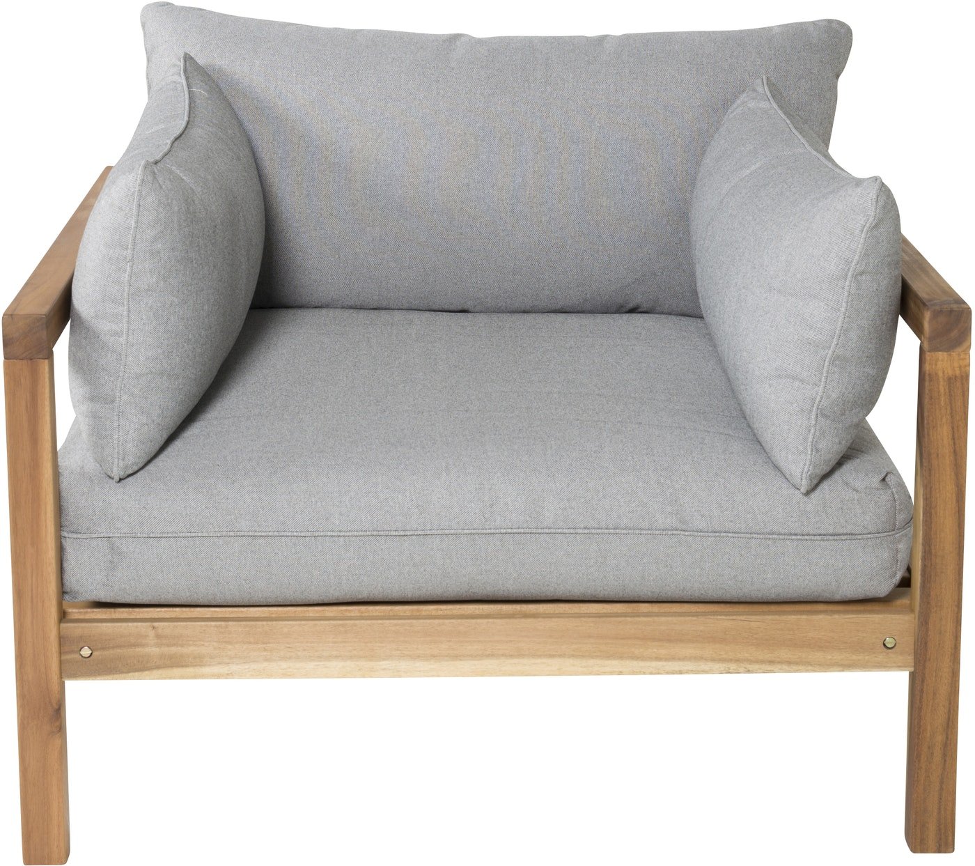 På billedet ser du Marion, Udendørs 1-personers sofa, akacietræ fra brandet Venture Design i en størrelse B: 92 cm. x L: 90 cm. i farven Grå
