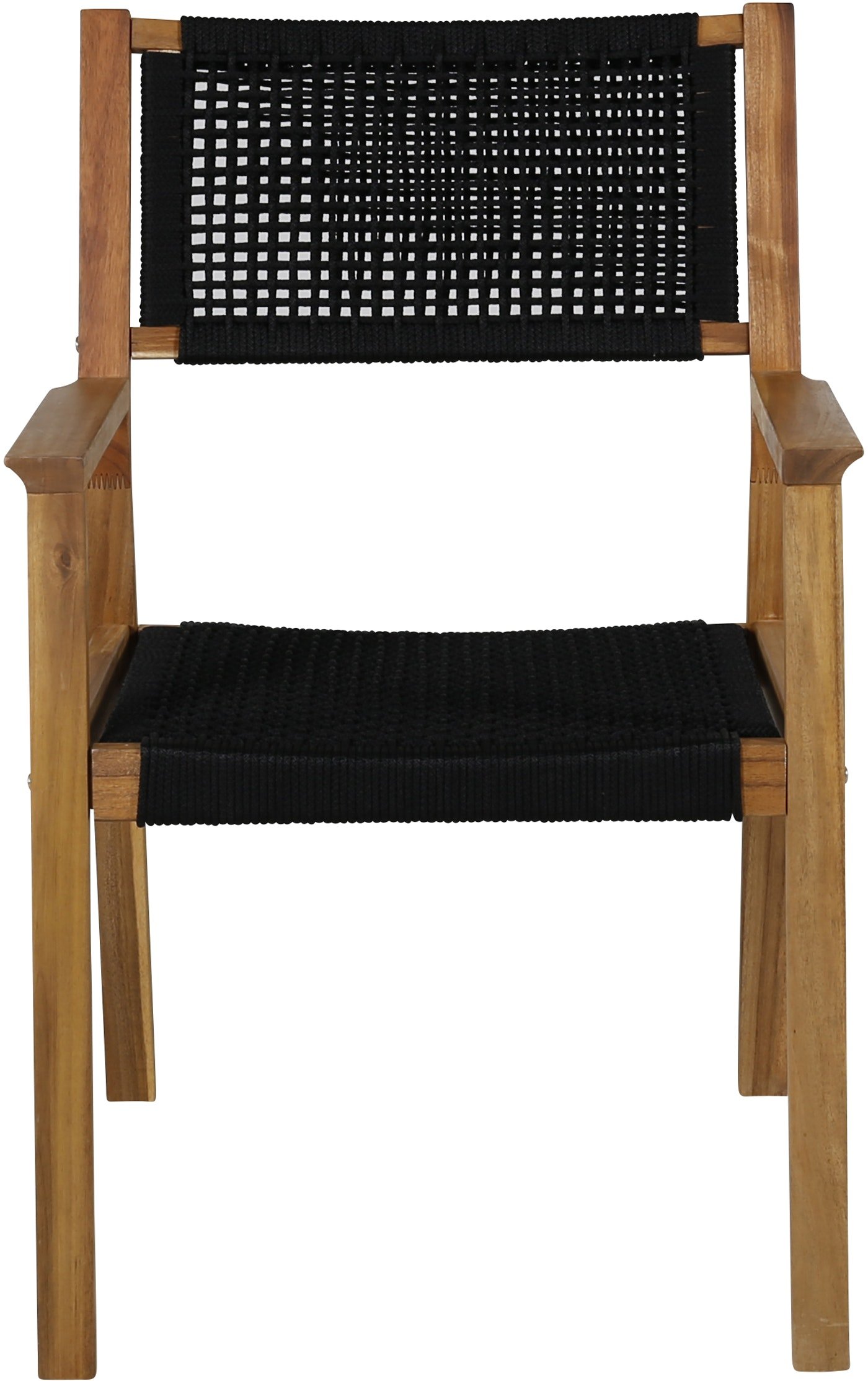 På billedet ser du Little, Udendørs spisebordsstol, akacietræ fra brandet Venture Design i en størrelse H: 88 cm. x B: 58 cm. x L: 63,5 cm. i farven Sort