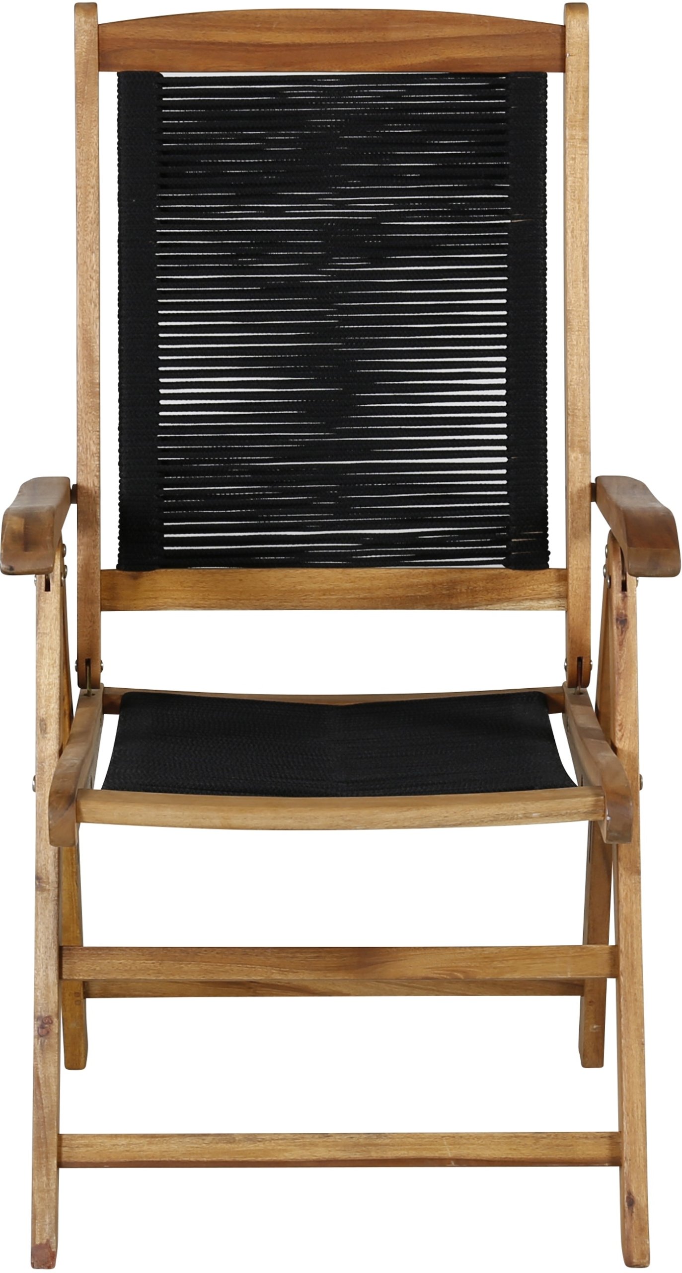 På billedet ser du Peter, Udendørs klapstol, akacietræ fra brandet Venture Design i en størrelse H: 104 cm. x B: 58,3 cm. x L: 66,7 cm. i farven Sort