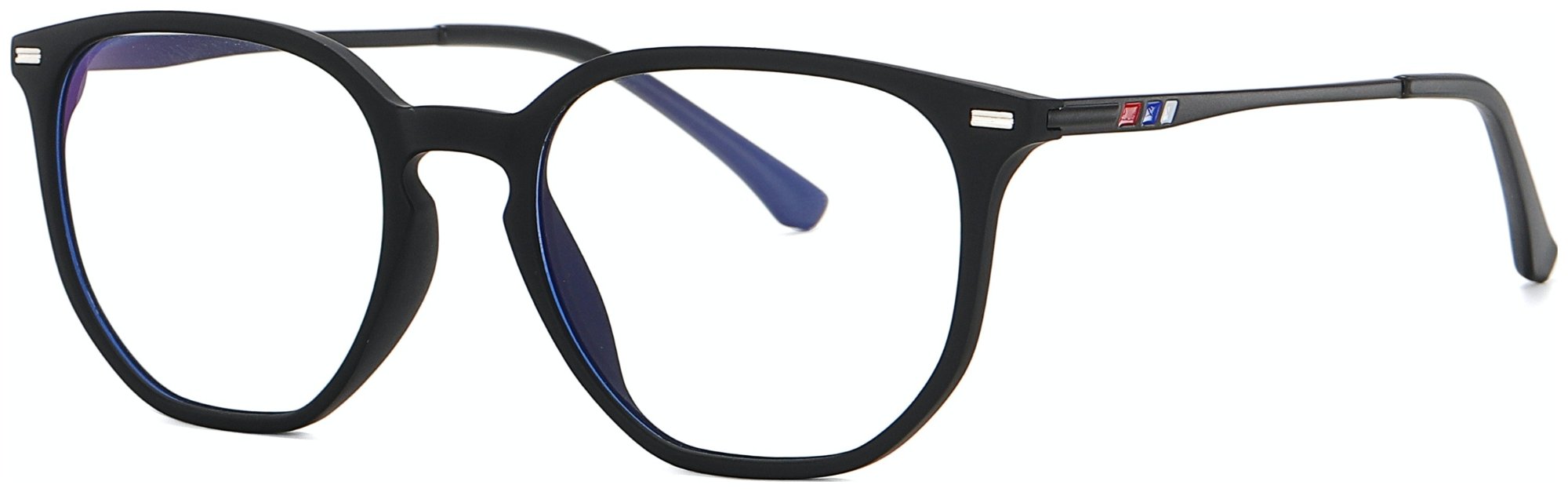 Regulær bluelight briller, Intro by Kaleu (H: 5,4 cm. x B: 2 cm. x L: 14,5 cm., Matsort)