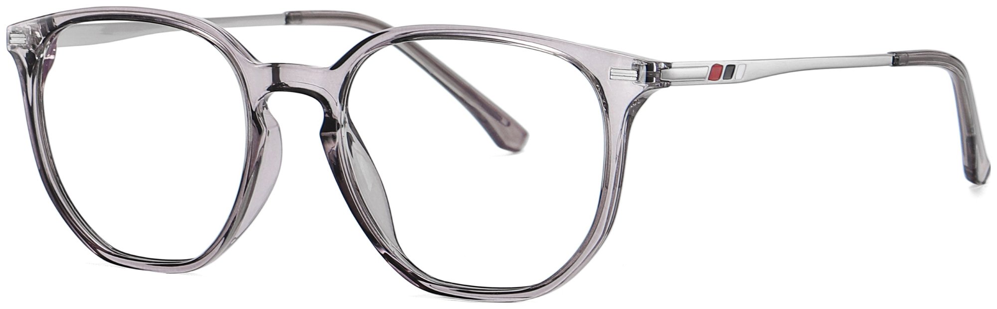 Regulær bluelight briller, Intro by Kaleu (H: 5,4 cm. x B: 2 cm. x L: 14,5 cm., Grå)