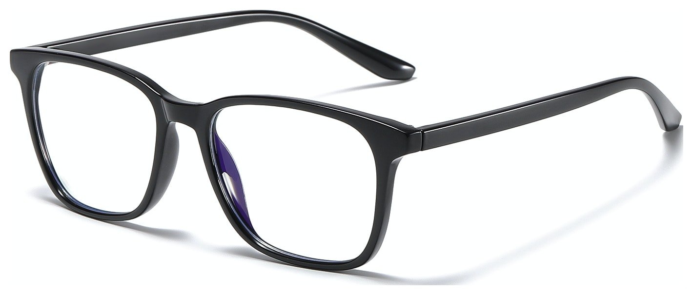 På billedet ser du Regulær bluelight briller, Iconic fra brandet Kaleu i en størrelse H: 5,4 cm. x B: 1,7 cm. x L: 14 cm. i farven Sort