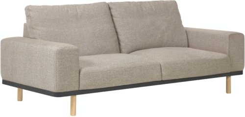 På billedet ser du variationen Noa, 3-personers sofa, Stof fra brandet LaForma i en størrelse H: 94 cm. B: 230 cm. L: 100 cm. i farven Beige/natur