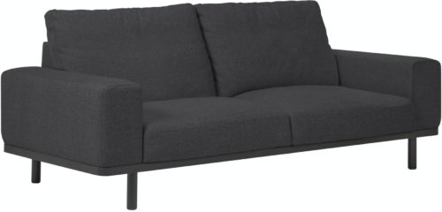På billedet ser du variationen Noa, 3-personers sofa, Stof fra brandet LaForma i en størrelse H: 94 cm. B: 230 cm. L: 100 cm. i farven Grå/sort