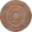 På billedet ser du variationen Saht, Tæppe, kolonial, rustik fra brandet LaForma i en størrelse H: 2 cm. B: 150 cm. L: 150 cm. i farven Flerfarvet
