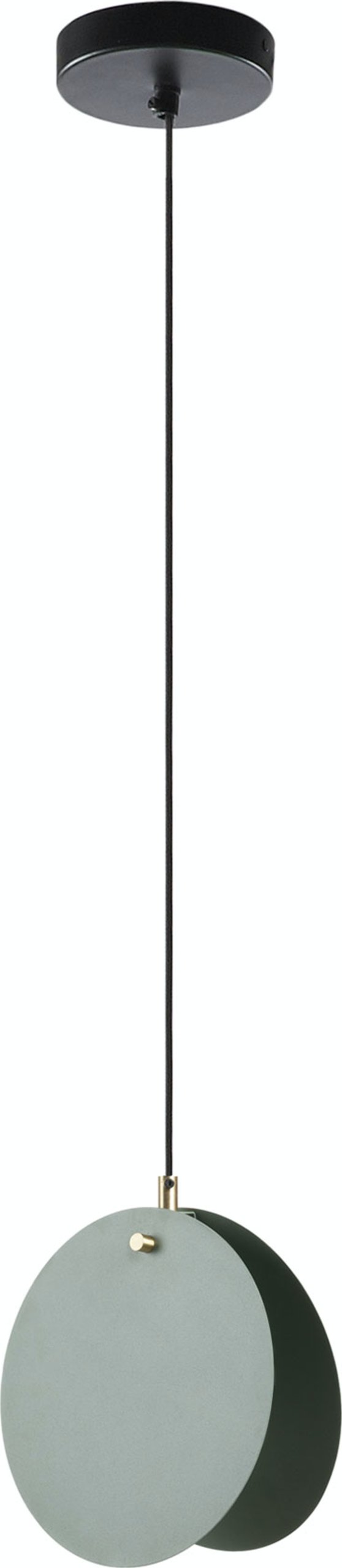 Monica, Loftlampe, nordisk, moderne, metal by LaForma (H: 28 cm. B: 26 cm. L: 8 cm., Grøn)