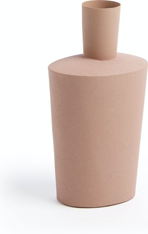 På billedet ser du variationen Fernand, Vase, moderne, nordisk, metal fra brandet LaForma i en størrelse H: 25 cm. B: 10 cm. L: 10 cm. i farven Lyserød