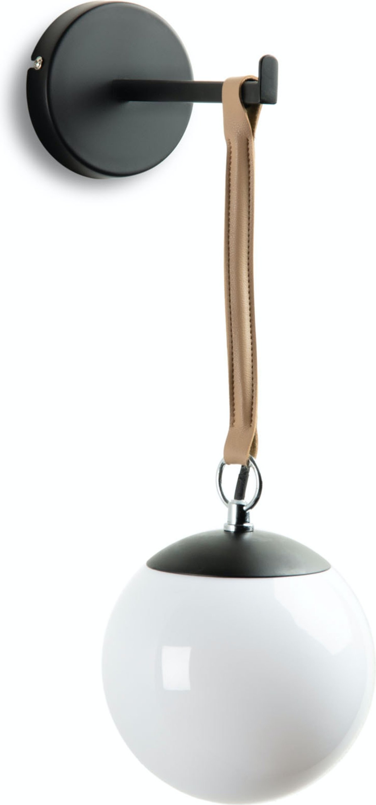 Billede af Kenley, Væglampe, moderne, nordisk, metal by LaForma (H: 38 cm. B: 14 cm. L: 23 cm., Sort)