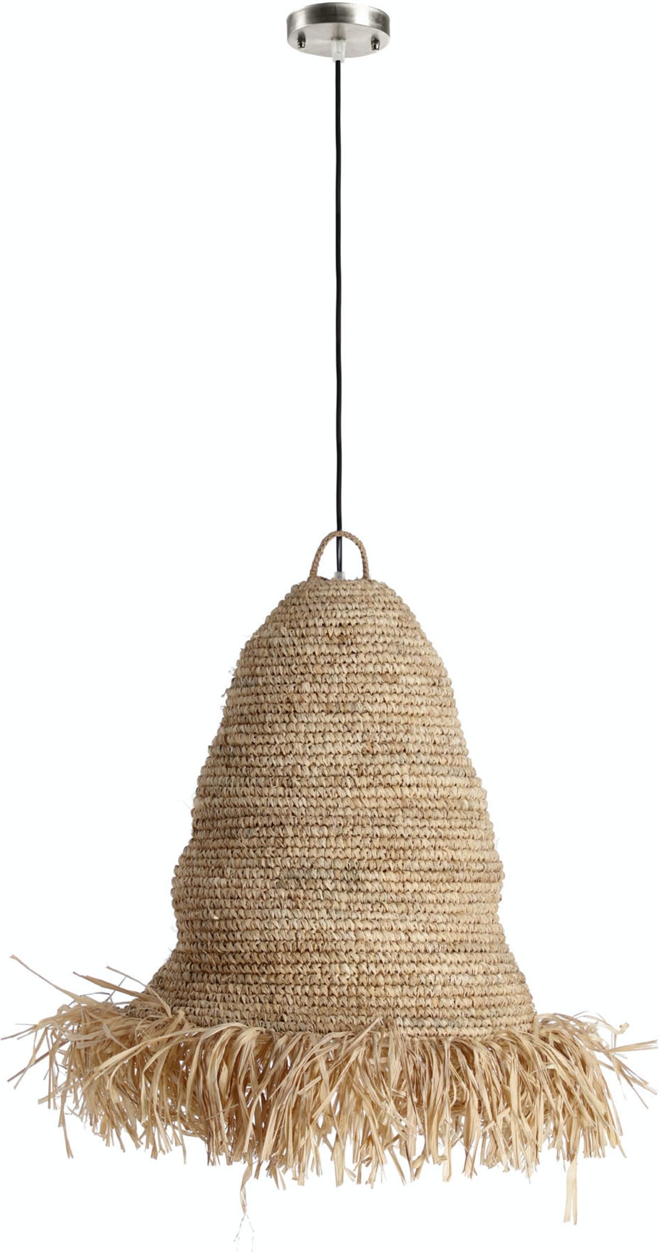 Shianne, Loftlampe, kolonial by Kave Home (H: 53 cm. B: 42 cm. L: 42 cm., Natur)