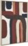 På billedet ser du variationen Djarra, Vægkunst i ramme, moderne fra brandet LaForma i en størrelse H: 70 cm. B: 50 cm. L: 4 cm. i farven Rød