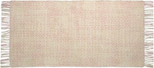 På billedet ser du variationen Nur, Tæppe, moderne, nordisk, stof fra brandet LaForma i en størrelse H: 1 cm. B: 70 cm. L: 140 cm. i farven Beige/Pink