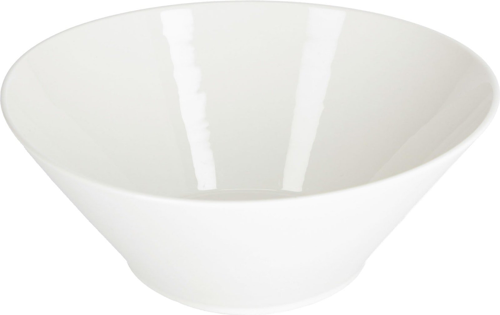 Pierina, Skål, keramik by Kave Home (H: 9 cm. B: 24.5 cm. L: 24.5 cm., Hvid)
