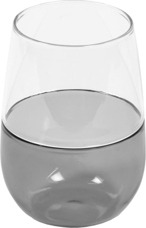 På billedet ser du variationen Inelia, Drikkeglas, glas fra brandet LaForma i en størrelse H: 12 cm. B: 9 cm. L: 9 cm. i farven Klart/Grå