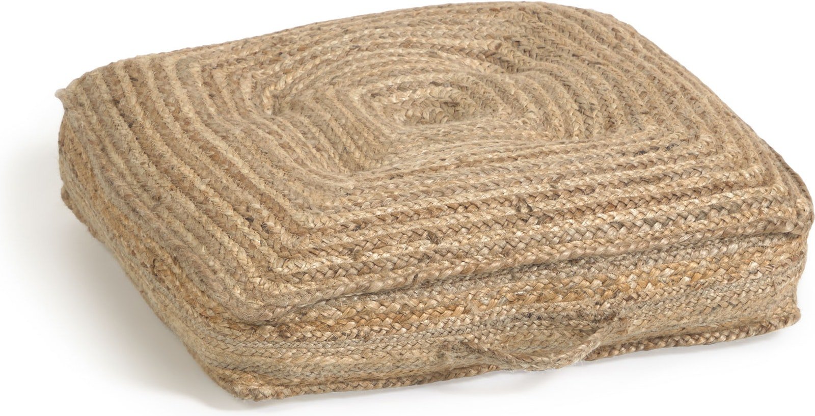Abir, Gulvpude, kolonial, rustik, naturlige fibre by LaForma (H: 15 cm. B: 58 cm. L: 58 cm., Natur)