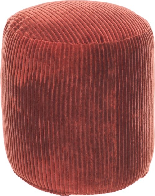 På billedet ser du variationen Cadenet, Puf, vintage, industriel, naturlige fibre fra brandet LaForma i en størrelse H: 30 cm. B: 40 cm. L: 40 cm. i farven Rød