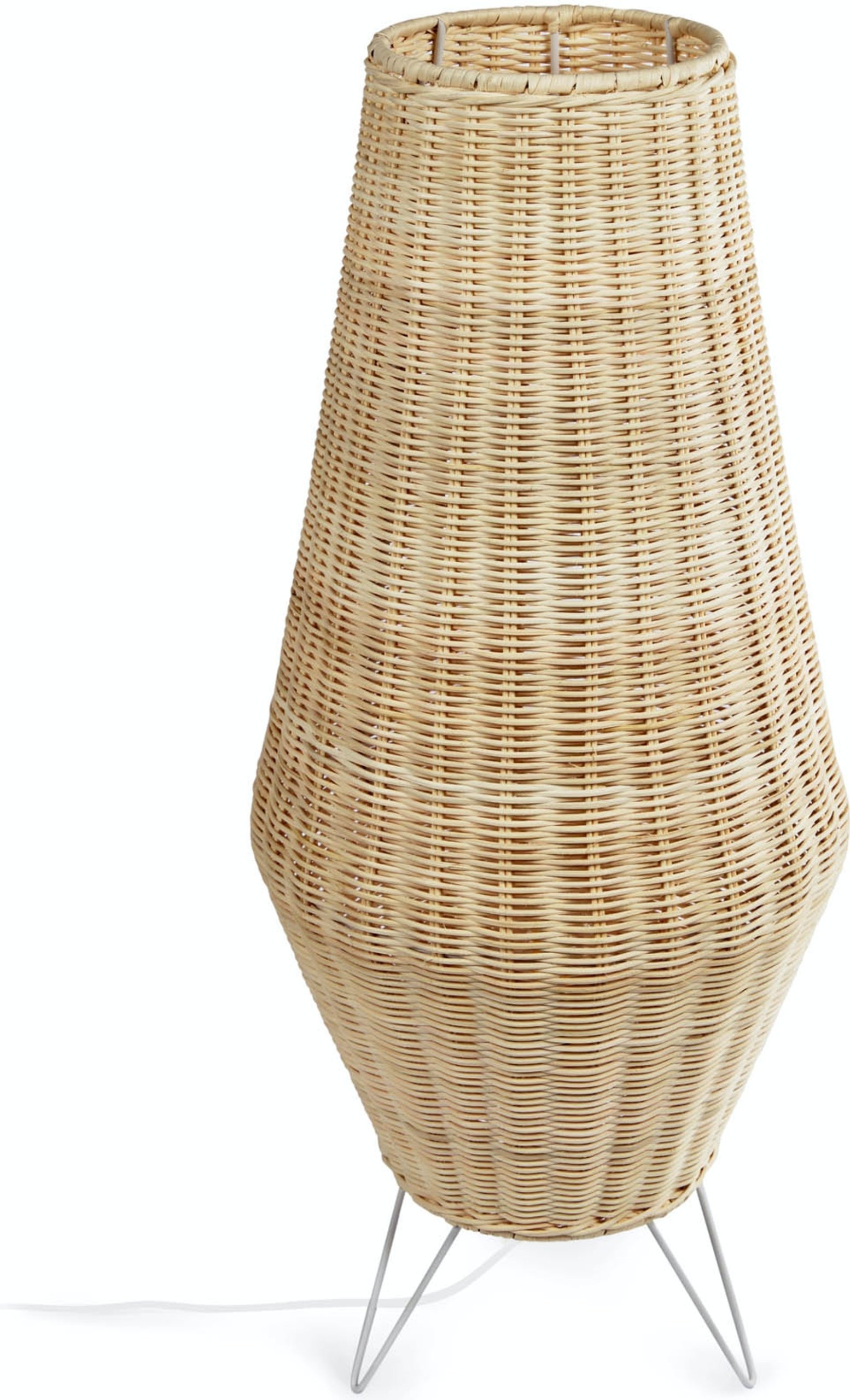 Billede af Kamaria, Bordlampe, rustik, kolonialt, naturlige fibre by LaForma (H: 70 cm. B: 30 cm. L: 30 cm., Natur)