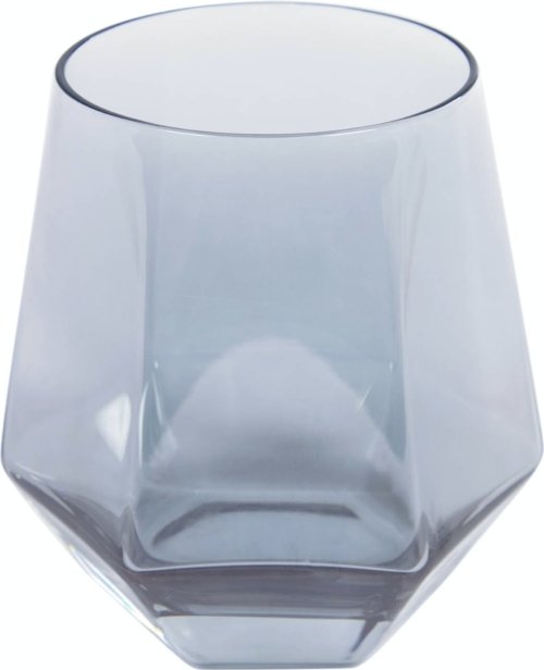 På billedet ser du variationen Lukina, Drikkeglas, moderne, nordisk, glas fra brandet LaForma i en størrelse H: 9.5 cm. B: 9 cm. L: 8 cm. i farven Blå