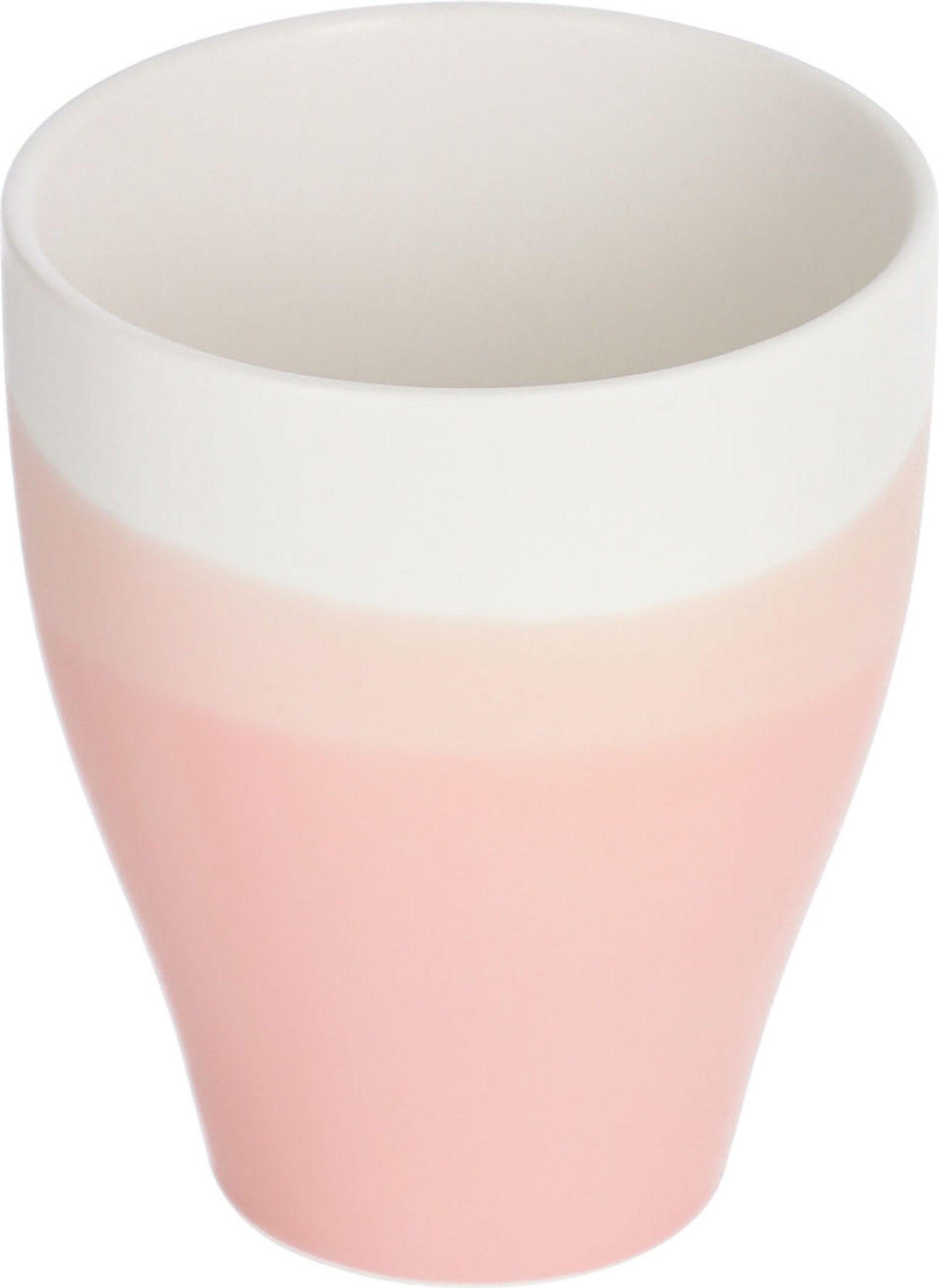 LAFORMA Sayuri stor kop - lyserød og hvid porcelæn