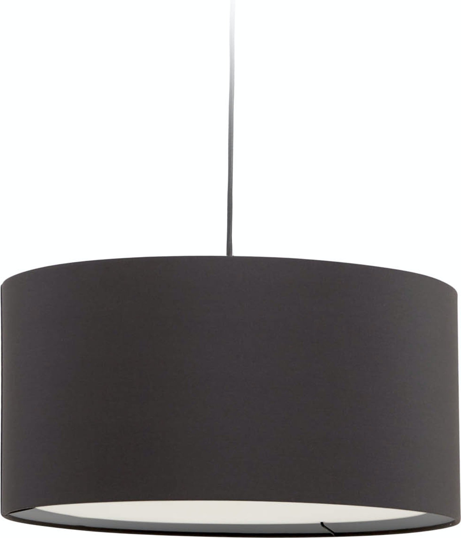 LAFORMA Grey Santana loftlampe - grå stof og hvid diffuser (Ø40)