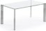 På billedet ser du variationen Spot, Spisebord, moderne, glas fra brandet LaForma i en størrelse H: 75 cm. B: 162 cm. L: 92 cm. i farven Klar/Sølv
