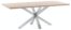 På billedet ser du variationen Argo, Spisebord med krydsstel, Melamin fra brandet LaForma i en størrelse H: 78 cm. B: 180 cm. L: 100 cm. i farven Natur/Sølv
