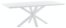 På billedet ser du variationen Argo, Spisebord med krydsstel, Melamin fra brandet LaForma i en størrelse H: 78 cm. B: 200 cm. L: 100 cm. i farven Hvid