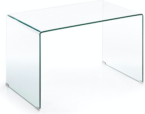 På billedet ser du variationen Burano, Skrivebord, moderne, glas fra brandet LaForma i en størrelse H: 76 cm. B: 125 cm. L: 70 cm. i farven Klar