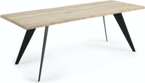 På billedet ser du variationen Koda, Spisebord, Træ fra brandet LaForma i en størrelse H: 78 cm. B: 220 cm. L: 100 cm. i farven Natur/Sort